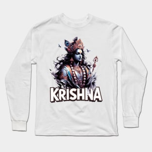 Enlightened Krishna Long Sleeve T-Shirt